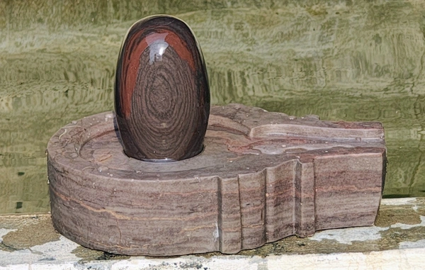 5 Inch Janaeudhari Shivling with 10 inch Jaladhara