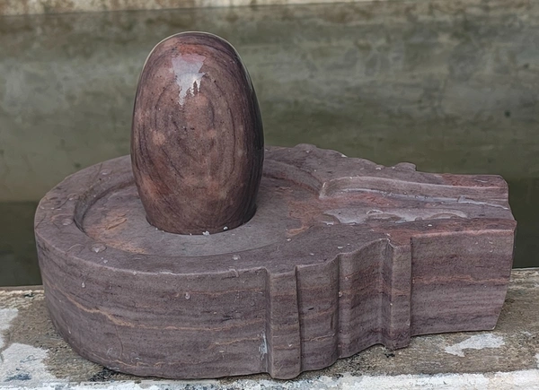 5 Inch Narmadeshwar Shivling with 10 inch Jaladhara