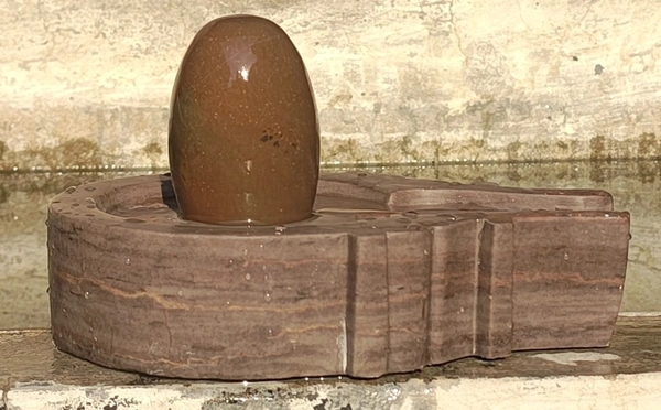 5 Inch Narmadeshwar Shivling with 10 inch Jaladhara