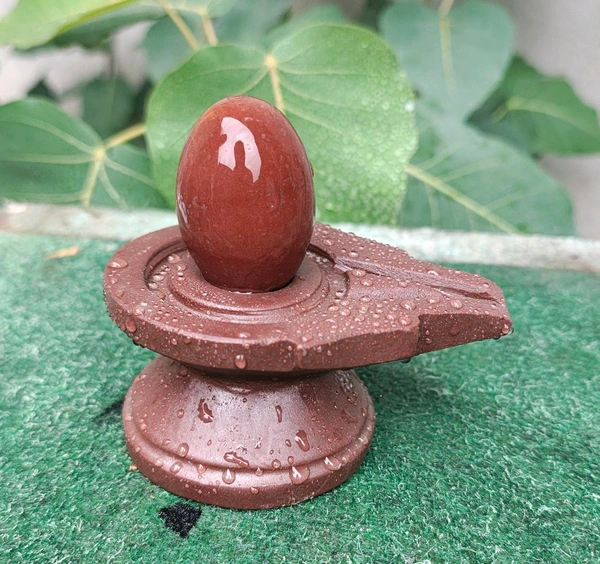 Spiritual Stone World 2 Inch Shivling With 4 Inch Jaladhara 