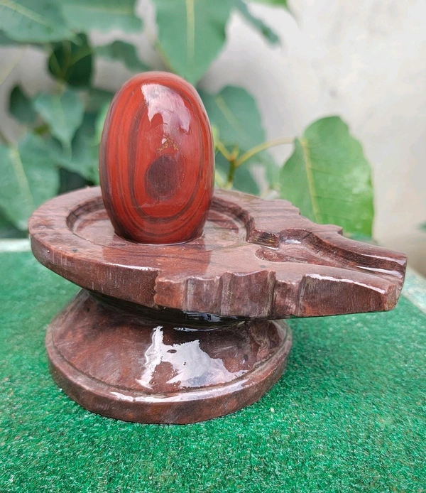 Spiritual Stone World 3 Inch Shivling With 6 Inch Jaladhara 