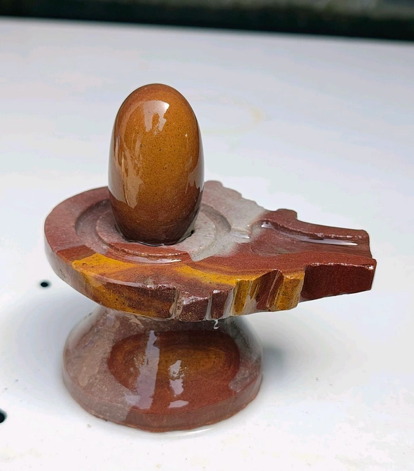 Spiritual Stone World 2 Inch Shivling With 4 Inch Jaladhara 