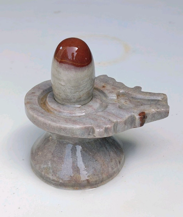 Spiritual Stone World 2 Inch Shivling With 4 Inch Jaladhara 