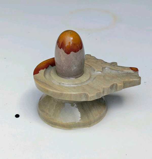 Spiritual Stone World 2 Inch Shivling With 4 Inch Jaladhara 