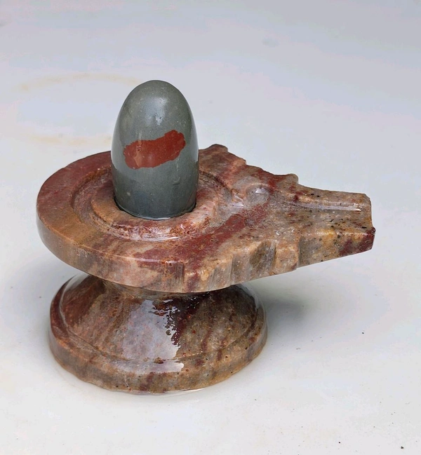 Spiritual Stone World 2 Inch Shivling With 4 Inch Jaladhara 