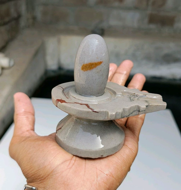 Spiritual Stone World 2 Inch Shivling With 4 Inch Jaladhara 