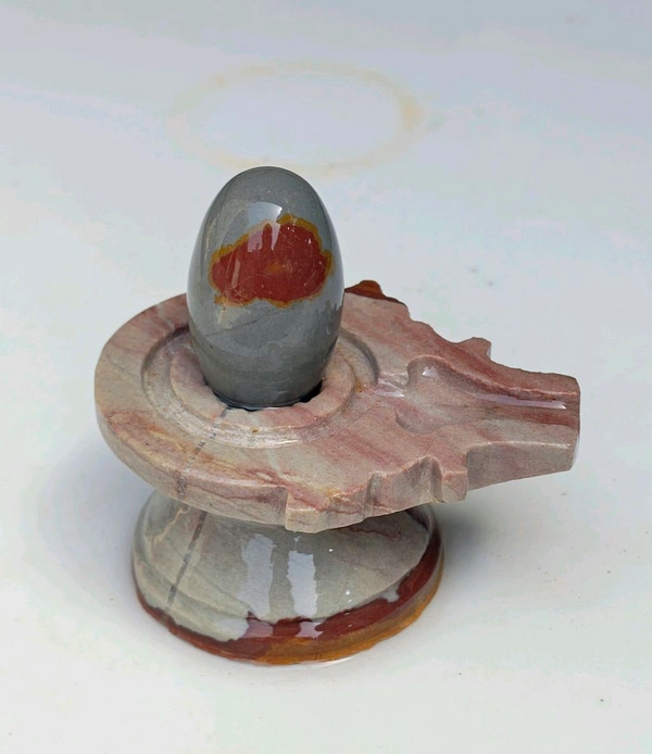 Spiritual Stone World 2 Inch Shivling With 4 Inch Jaladhara 