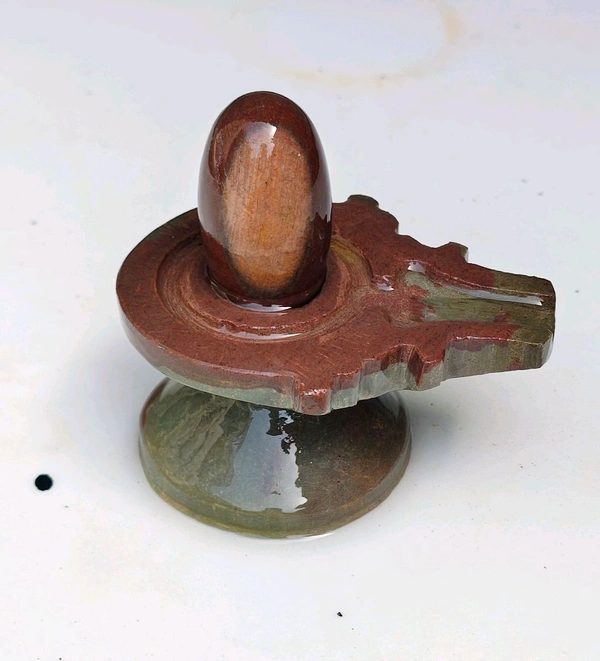 Spiritual Stone World 2 Inch Shivling With 4 Inch Jaladhara 