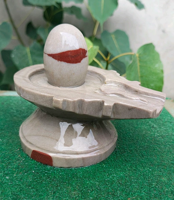 Spiritual Stone World 3 Inch Shivling With 6 Inch Jaladhara