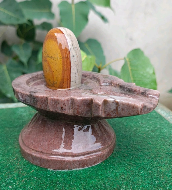 Spiritual Stone World 3 Inch Shivling With 6 Inch Jaladhara
