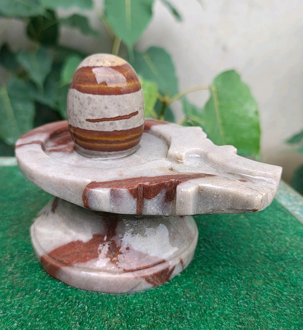 Spiritual Stone World 3 Inch Shivling With 6 Inch Jaladhara