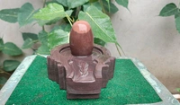 Spiritual Stone World 4 Inch Shivling 8 Inch Jaladhara 