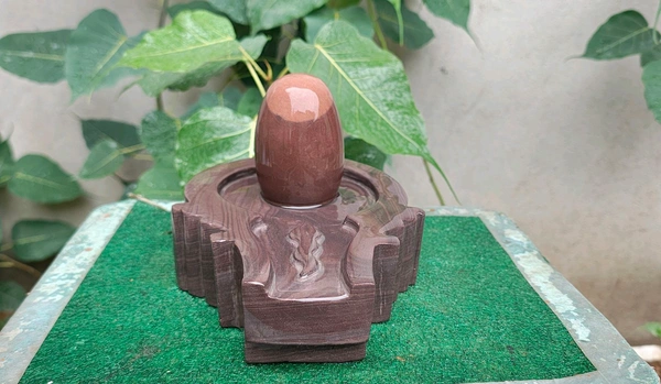 Spiritual Stone World 4 Inch Shivling 8 Inch Jaladhara 