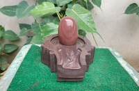 Spiritual Stone World 4 Inch Shivling 8 Inch Jaladhara 