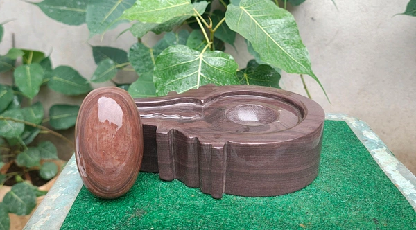 Spiritual Stone World 4 Inch Shivling 8 Inch Jaladhara 