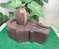 Spiritual Stone World 4 Inch Shivling 8 Inch Jaladhara 