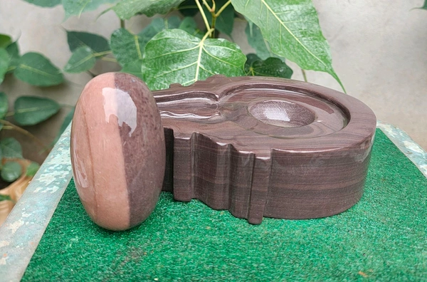 Spiritual Stone World 4 Inch Shivling 8 Inch Jaladhara 