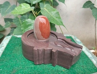 Spiritual Stone World 4 Inch Shivling 8 Inch Jaladhara 