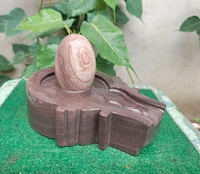 Spiritual Stone World 4 Inch Shivling 8 Inch Jaladhara 