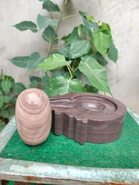 Spiritual Stone World 4 Inch Shivling 8 Inch Jaladhara 
