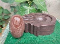 Spiritual Stone World 4 Inch Shivling 8 Inch Jaladhara 