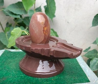 Spiritual Stone World 4 Inch Shivling 8 Inch Jaladhara 