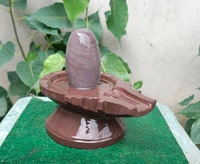 Spiritual Stone World 4 Inch Shivling 8 Inch Jaladhara 