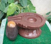 Spiritual Stone World 4 Inch Shivling 8 Inch Jaladhara 