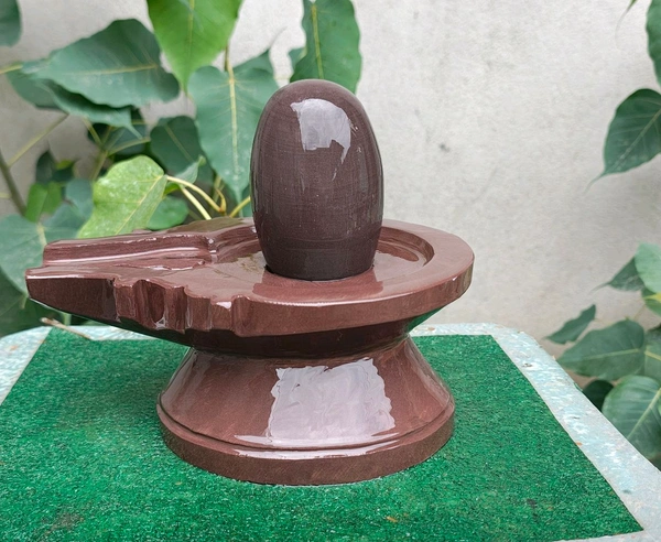 Spiritual Stone World 4 Inch Shivling 8 Inch Jaladhara 