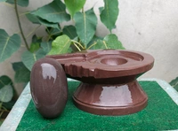 Spiritual Stone World 4 Inch Shivling 8 Inch Jaladhara 