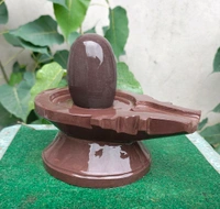 Spiritual Stone World 4 Inch Shivling 8 Inch Jaladhara 
