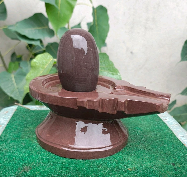 Spiritual Stone World 4 Inch Shivling 8 Inch Jaladhara 