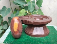 Spiritual Stone World 4 Inch Shivling 8 Inch Jaladhara 