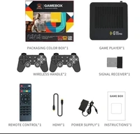 G11 PRO Game Box Ultimate Retro Gaming Experience 40000+ Games 4k/2D/3D HD Graphics 64 GB with GTA Vice City, God of War, Tekken, Cadillacs and Dinosaurs, Mario, Snow Bros.