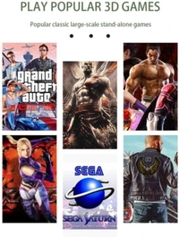 G11 PRO Game Box Ultimate Retro Gaming Experience 40000+ Games 4k/2D/3D HD Graphics 64 GB with GTA Vice City, God of War, Tekken, Cadillacs and Dinosaurs, Mario, Snow Bros.