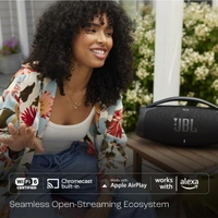 JBL Boombox3 WiFi, Deep Bass, 24H Playtime,BuiltIn Powerbank, IP67, Alexa 180 W Bluetooth Speaker (Black, Stereo Channel) - Black