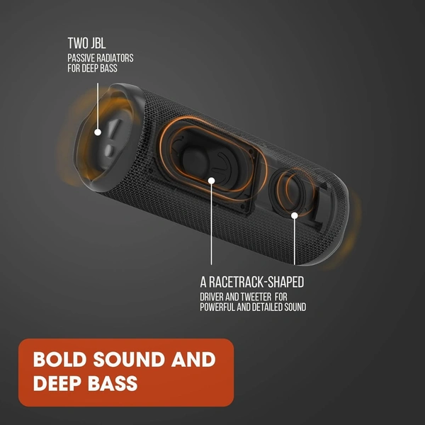 JBL Flip 6 - Portable Bluetooth Speaker, Powerful Sound and deep bass, IPX7 Waterproof, 12 Hours of Playtime, PartyBoost for Multiple Speaker Pairing for Home, Outdoor and Travel - Blue