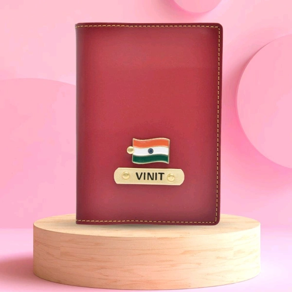 Passport Cover 1.0 WINE RED Color