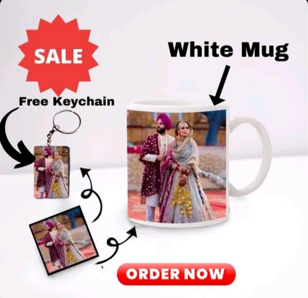 Photo Mug With Keychain Free