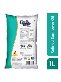 Gold Drop Cooking Oil Sunflower -1 Litre