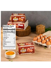 UPF Healthy  Brown- Large Eggs 6 Pieces