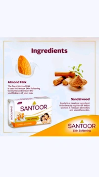 Santoor Skin Softening -4N×125g