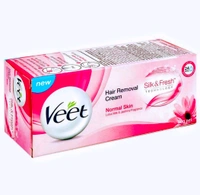 Veet Silk & Fresh Lotus Milk & Jasmine Hair Removal Cream for Normal Skin 50 g