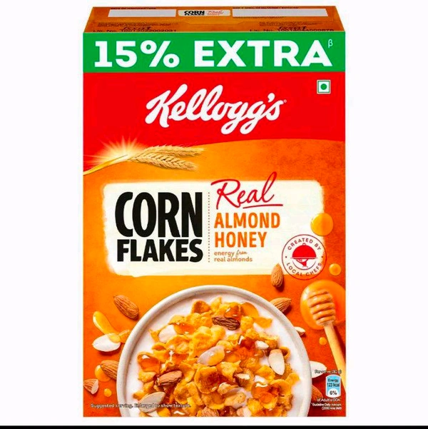 Kellogg's Corn Flakes Real Almond Honey 345 g