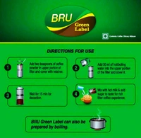 BRU Green Label Filter Coffee 200 g
