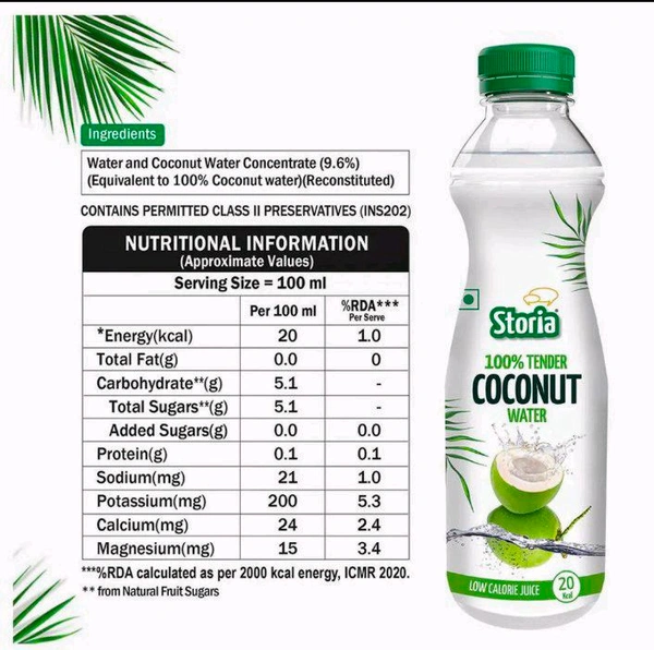Storia 100% Tender Coconut Water 1 ltr