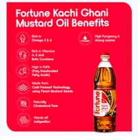 Fortune Premium Kachi Ghani Pure Mustard Oil 1 L