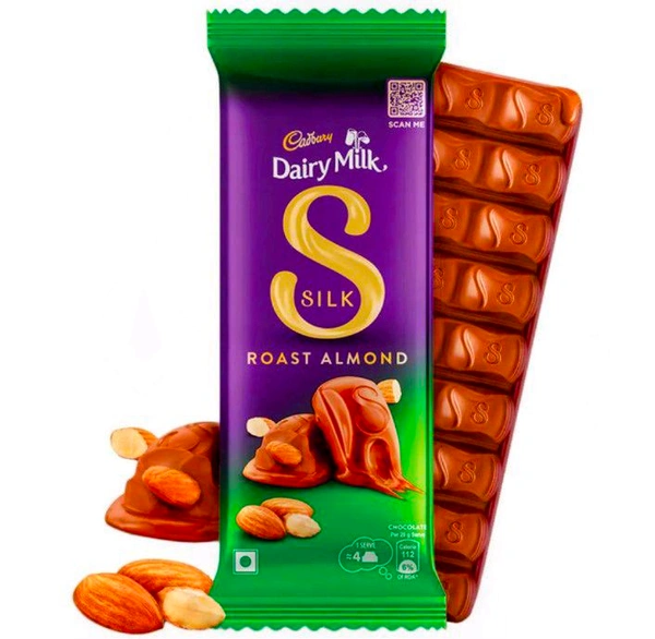 Cadbury Dairy Milk Silk Roast Almond Chocolate Bar 143 g