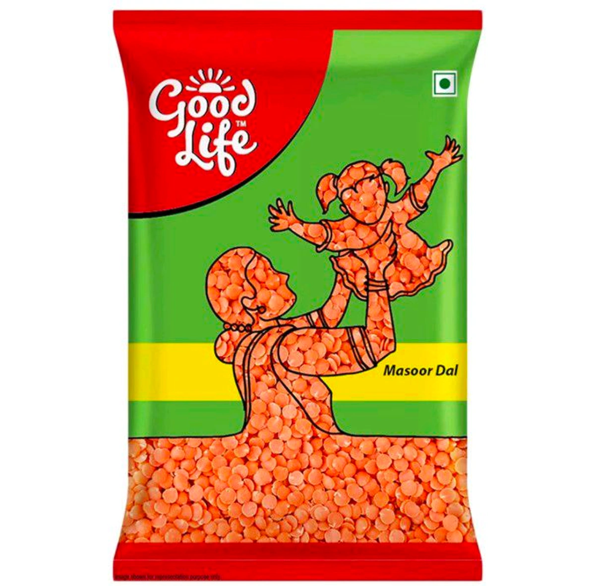 Good Life Unpolished Masoor Dal 1 Kg