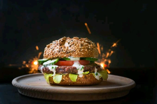 Veg BBQ Queen Burger